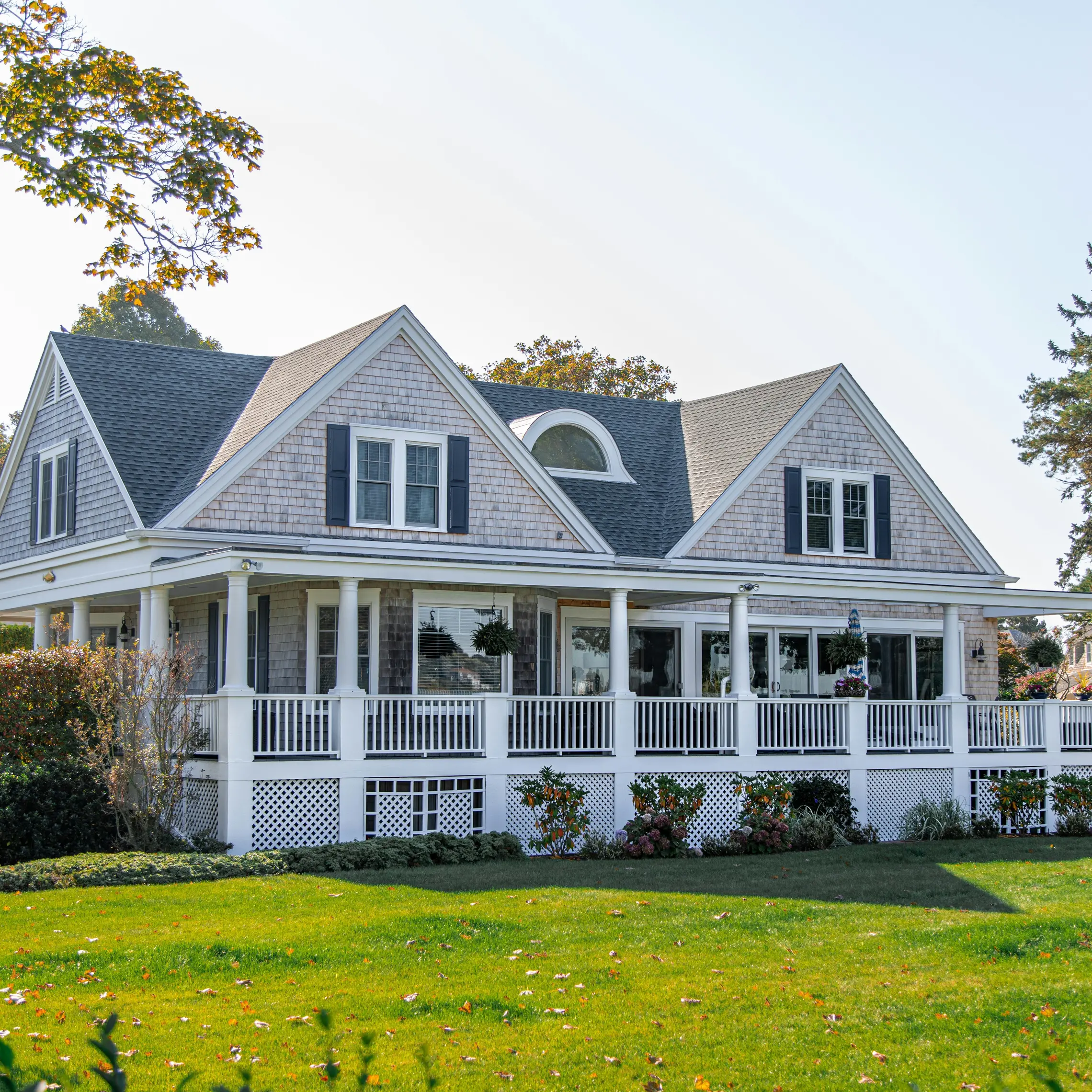 Photo of a beautiful house in the countryside